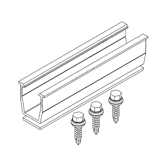 solar photovoltaic bracket aluminum rail