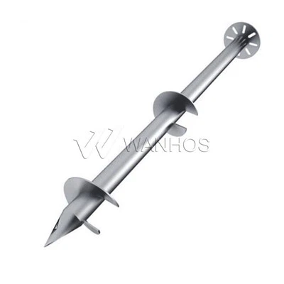 Galvanizált csavaros cölöpök