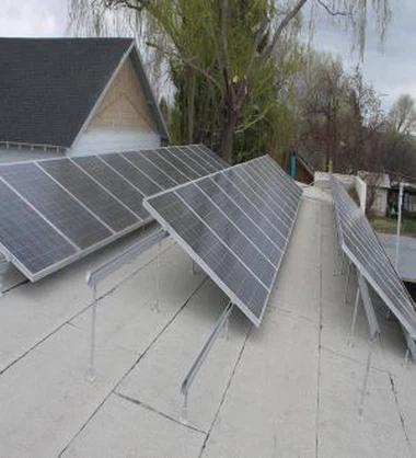 Tetőre szerelt Pv rendszer