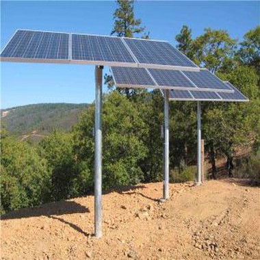 Napelemek Szállítók Steel Pole Ground System