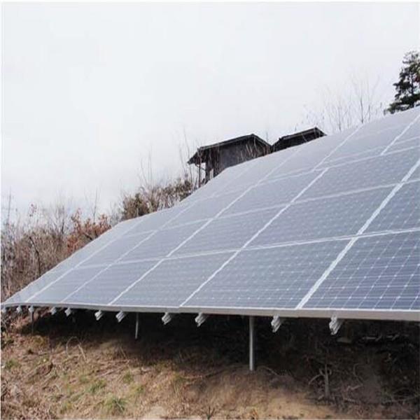 Estructura Solar Fotovoltaica Sistema Intergrated Type Ground Screw Mounting Open Field