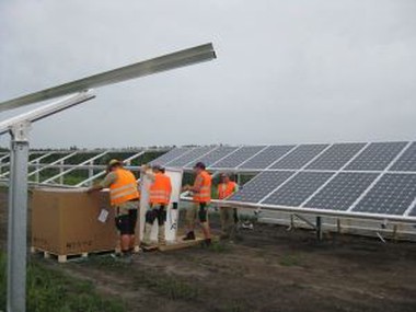 Földi horgony felszerelés Fotovoltaikus támogatás