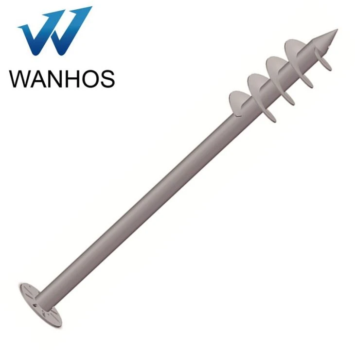 Galvanized Ground Screw Pole Anchor
